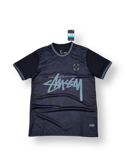 Brazil x Stüssy Limited Edition Football Jersey "DarkNight"
