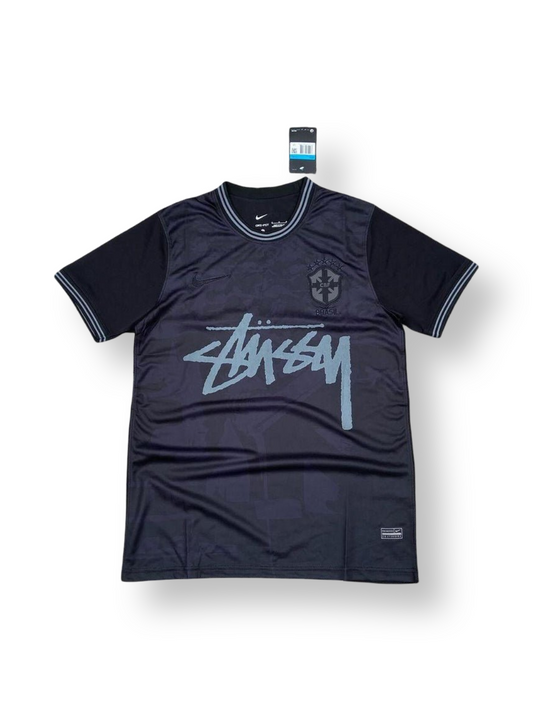 Brazil x Stüssy Limited Edition Football Jersey "DarkNight"