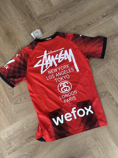 Ac Milan x Stüssy Special Edition Football Jersey