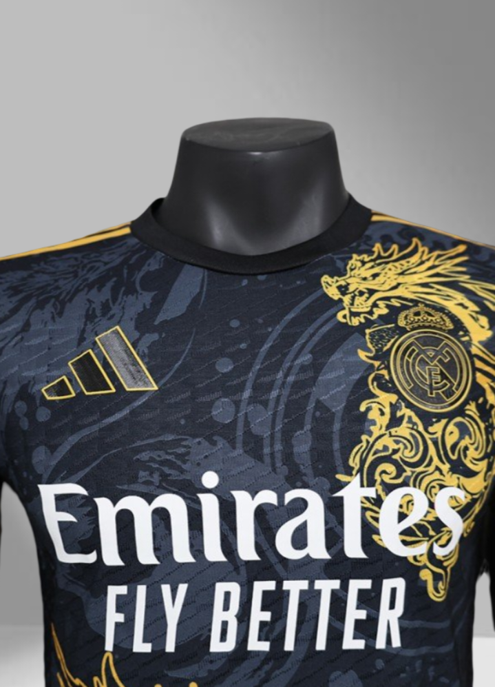 Real Madrid "Dragons Crest" Ultra Rare Football Jersey