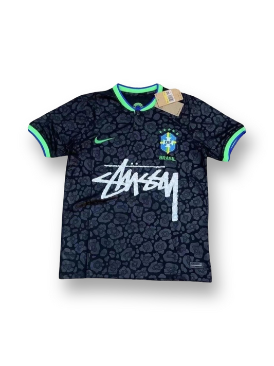 Brazil Black x Stüssy Special Edition Football Jersey