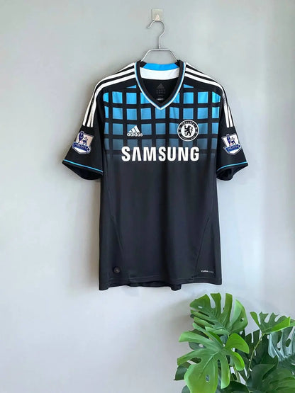 2011-12 Chelsea Adidas Away Football Shirt Black