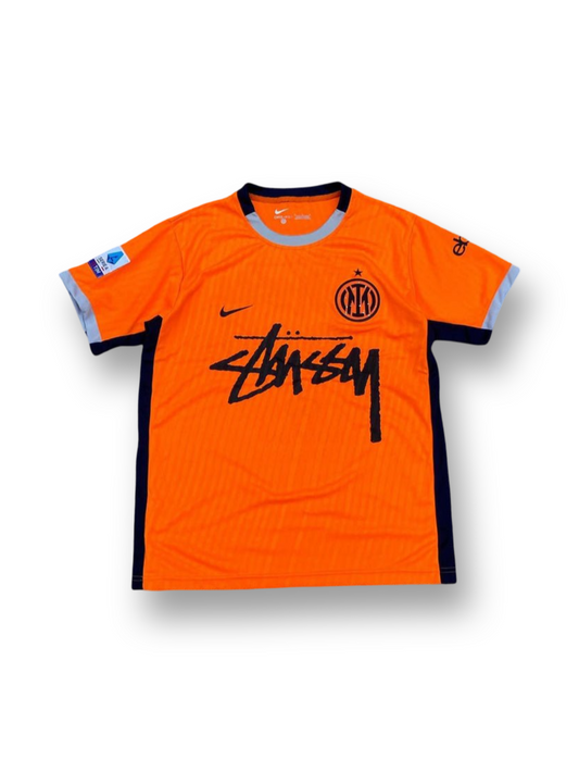 Inter Milan Orange x Stüssy Special Edition Football Jersey