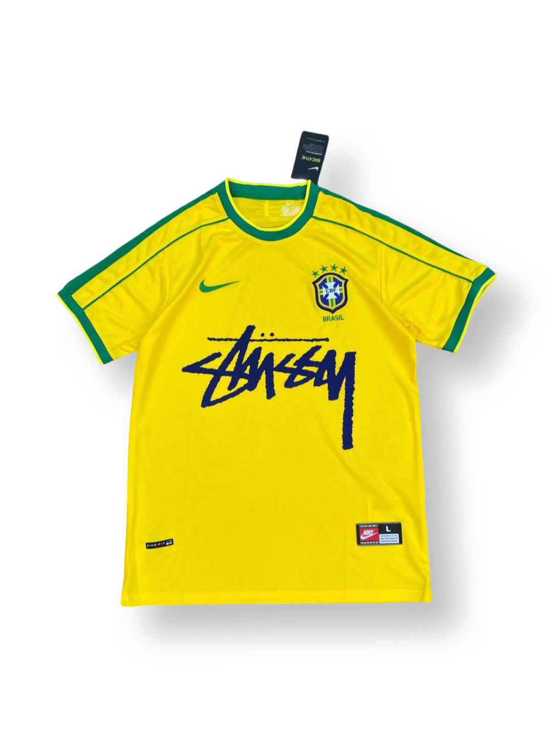 Brazil Retro Home x Stüssy Special Edition Football Jersey