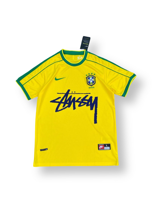 Brazil Retro Home x Stüssy Special Edition Football Jersey
