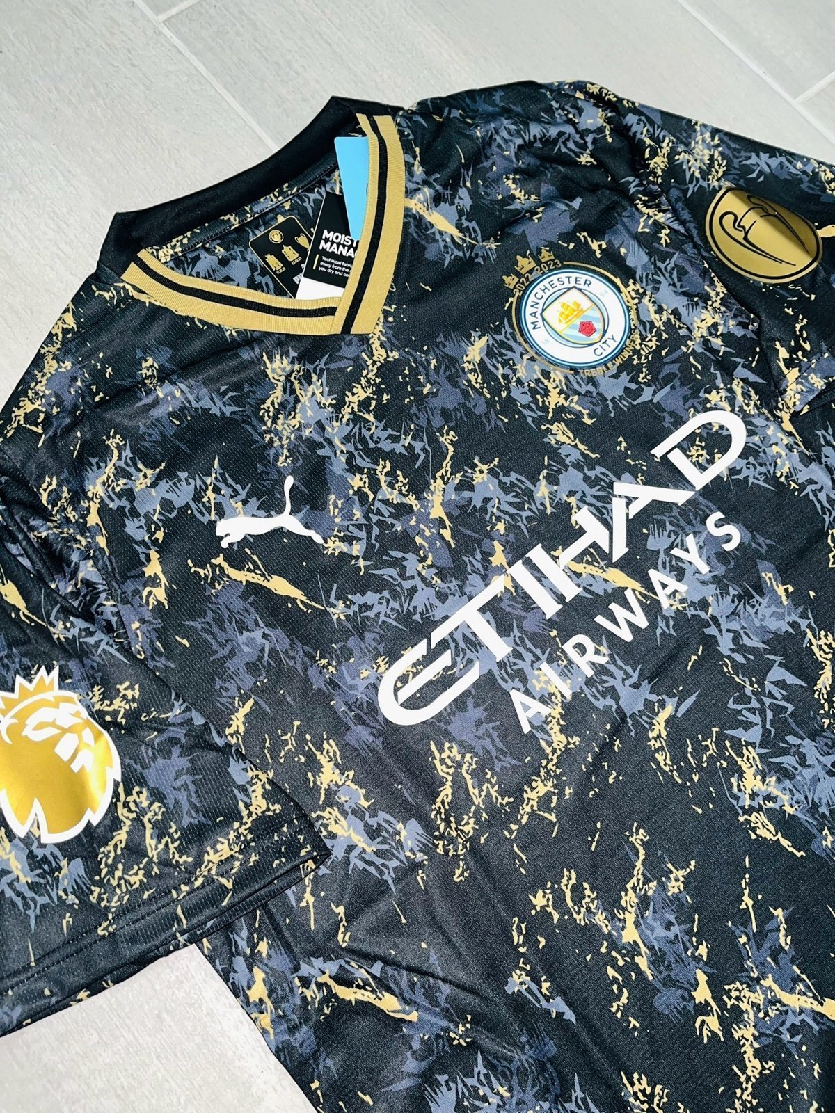 Manchester City "Treble Winners" Special Edition Football Jersey