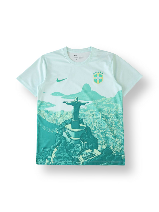 Brazil "Christ Blue" Special Edition Football Jersey