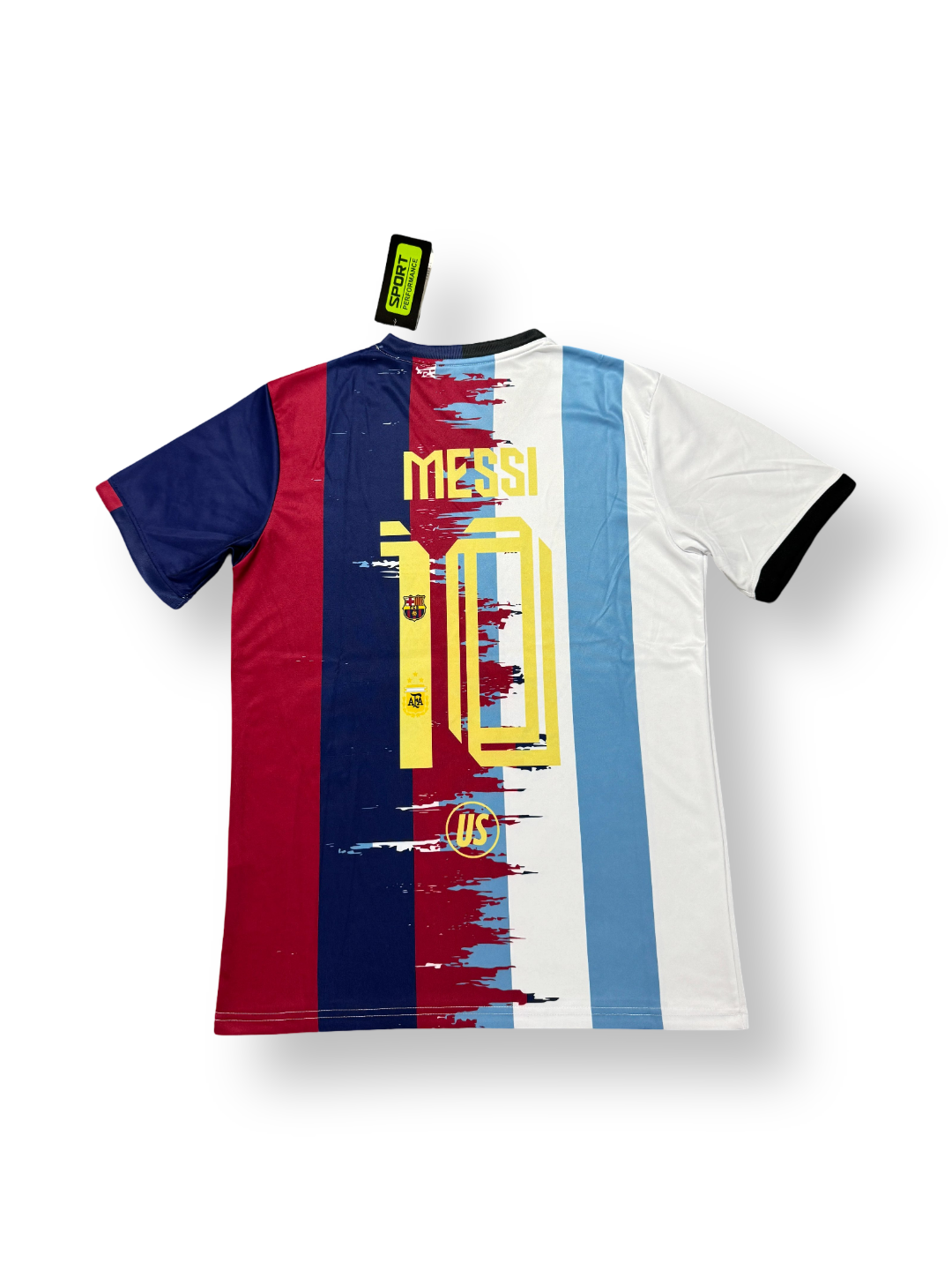Messi Mashup Argentina x Barcelona Special Edition Football Jersey