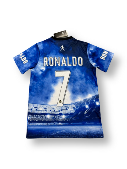 Cristiano Ronaldo 7 Special Edition Blue Jersey