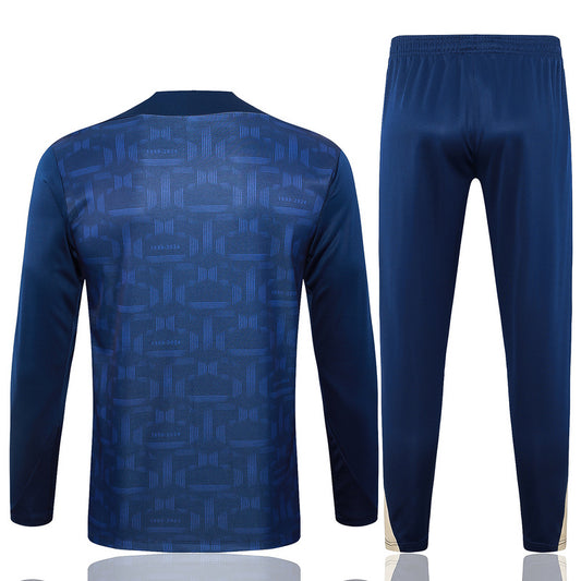 Barcelona Navy Half-Zip Training Tracksuit 24'
