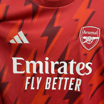 Arsenal "Lightning" Pre-Match Premium Football Jersey