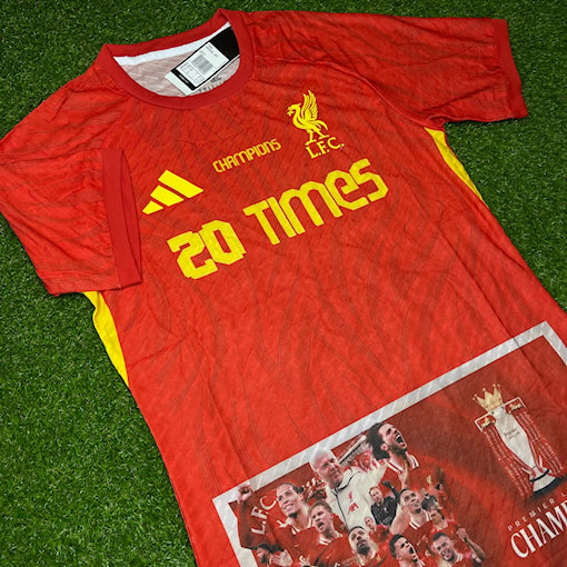 Liverpool "20 Times" Special Edition Football Jersey