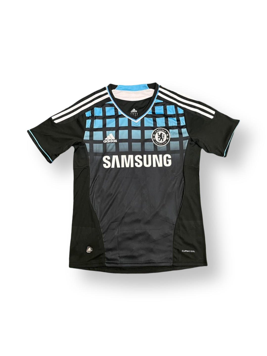 2011-12 Chelsea Adidas Away Football Shirt Black