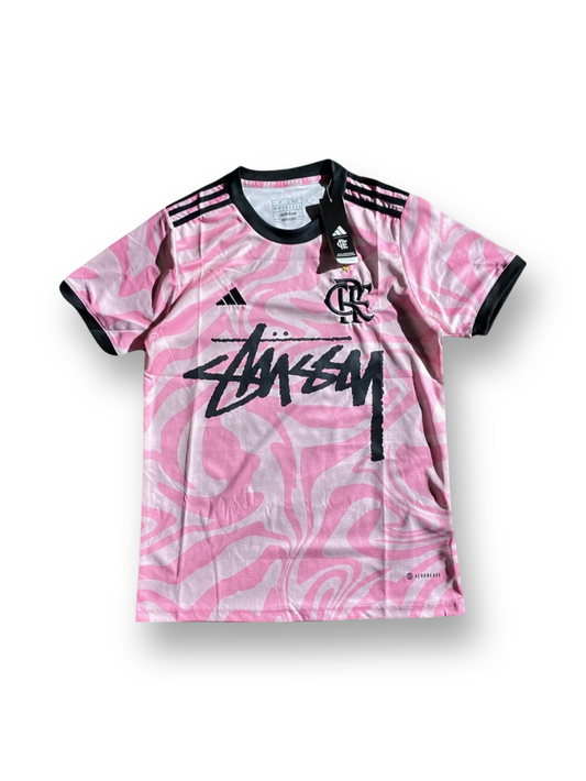 Flamengo x Stüssy Pink Special Edition Football Jersey