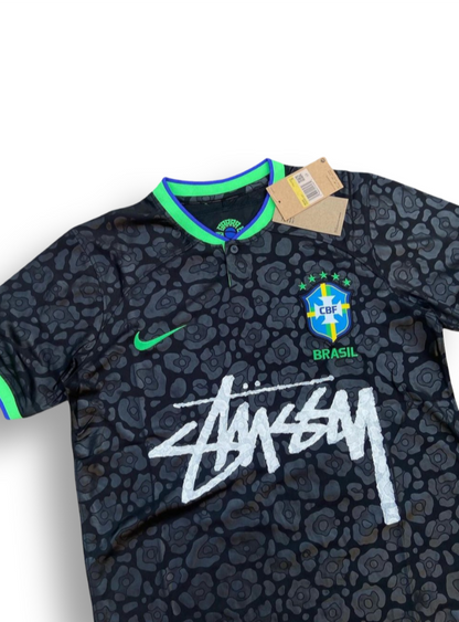 Brazil Black x Stüssy Special Edition Football Jersey