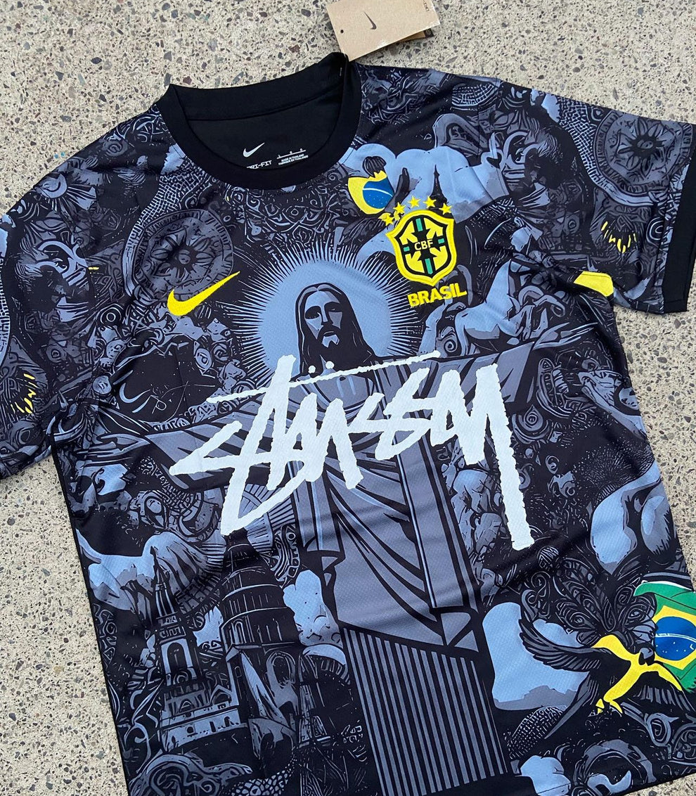 Christ The Redeemer x Stüssy Brazil Special Edition Football Jersey
