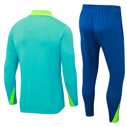 Brazil 24/25 Training Half-Zip Tracksuit - Green