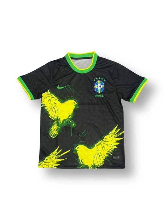 Brazil "Canarinho" Special Edition Football Jersey Black Version