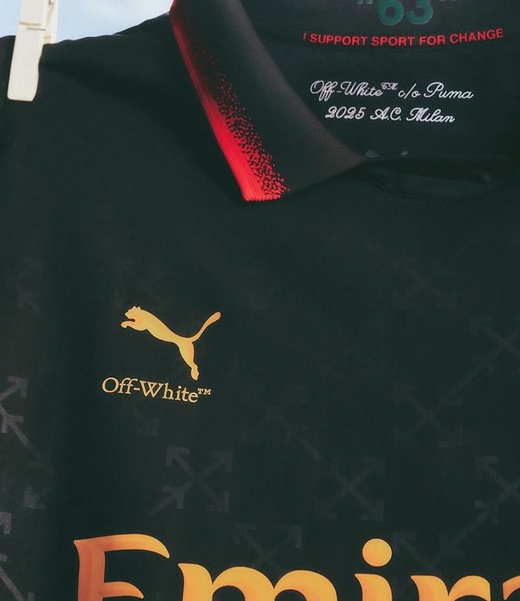 AC Milan x Off-White "Diavoli" Limited Edition Football Jersey