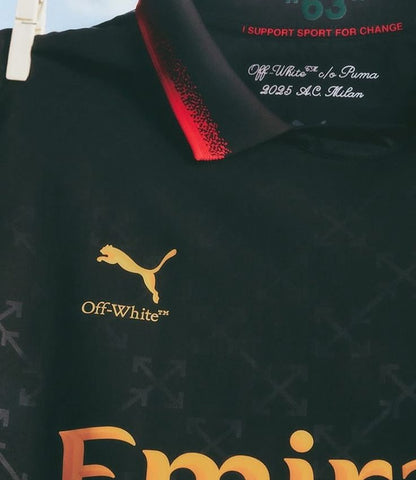 AC Milan x Off-White "Diavoli" Limited Edition Football Jersey