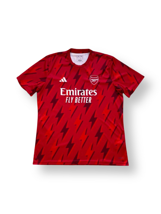 Arsenal "Lightning" Pre-Match Premium Football Jersey