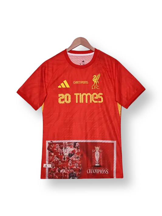 Liverpool "20 Times" Special Edition Football Jersey