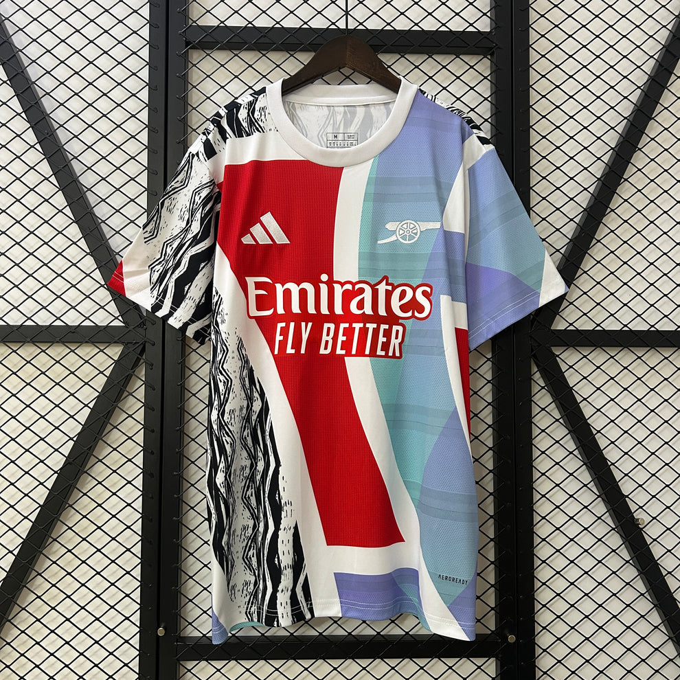 Arsenal 24/25 Pre-Match Training Premium Football Jersey