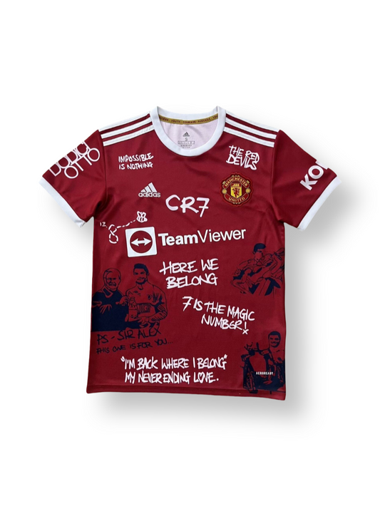 Manchester United "Cr7 is Home" Special Edition Football Jersey