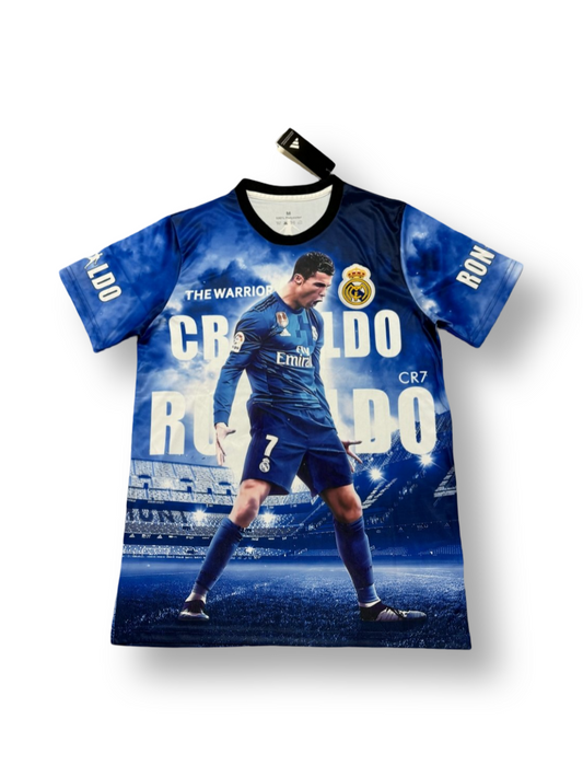 Cristiano Ronaldo 7 Special Edition Blue Jersey