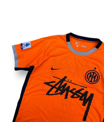 Inter Milan Orange x Stüssy Special Edition Football Jersey